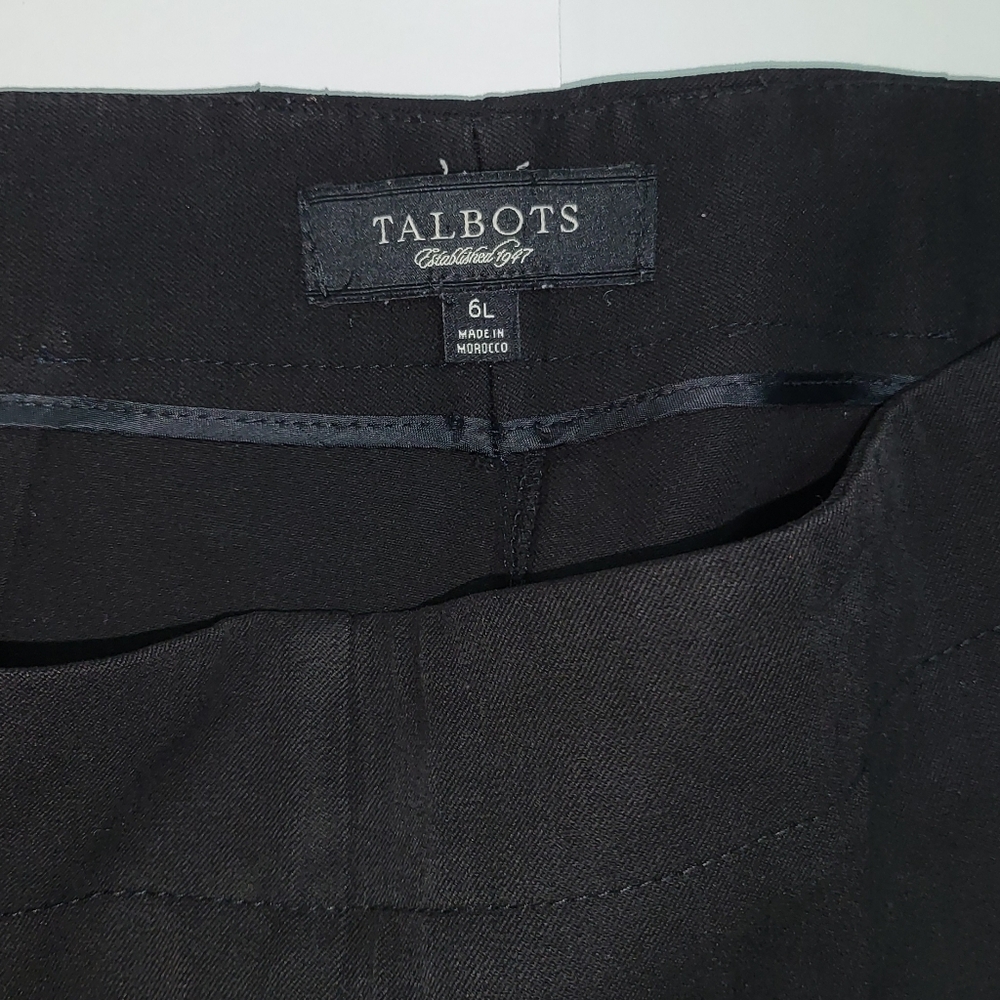 Talbots Tailored Stretch Straight Leg Pants - Picture 5 of 7